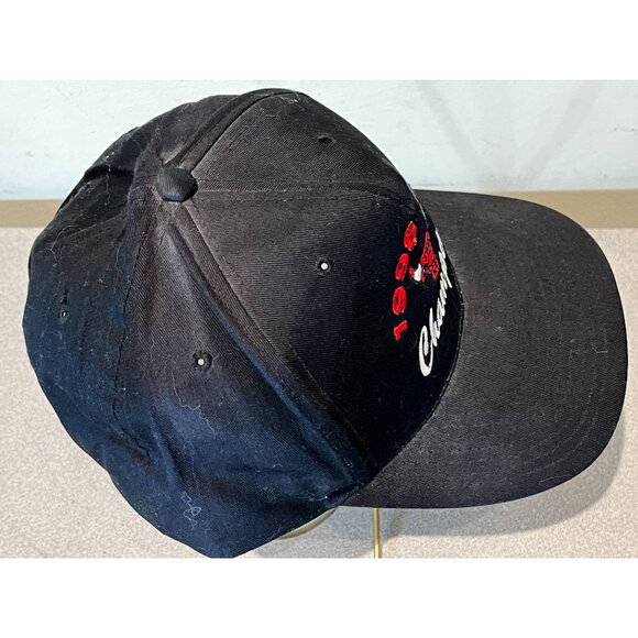 Chicago Bulls Championship Snapback EUC 1996 NBA  Vintage 1996 Chicago Bulls NBA Championship Snapback Hat Cap Black